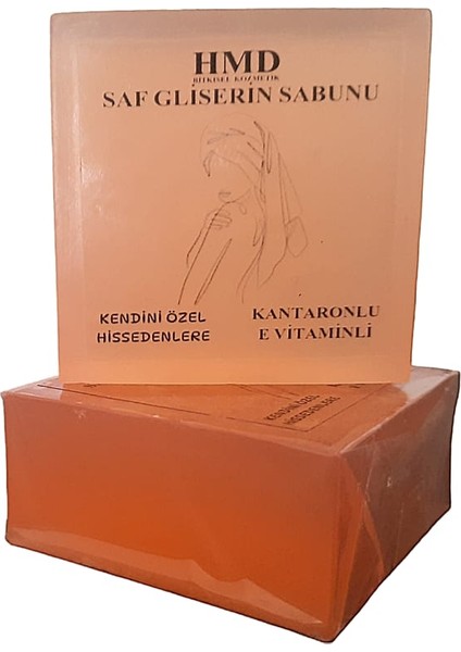 Saf Gliserin Sabunu Kantaronlu E Vitaminli Besleyici,nemlendirici %100 Doğal Şeffaf Gliserin Sabunu