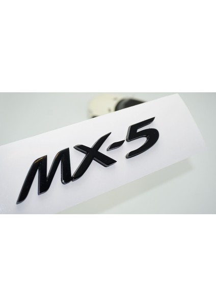 Mazda Miata Mx-5 Siyah Abs 3m 3D Bagaj Yazı Logo Arma