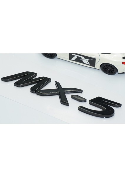 Mazda Miata Mx-5 Siyah Abs 3m 3D Bagaj Yazı Logo Arma