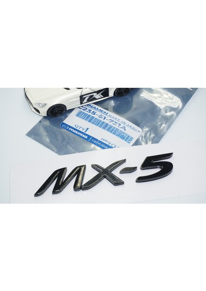 Mazda Miata Mx-5 Siyah Abs 3m 3D Bagaj Yazı Logo Arma
