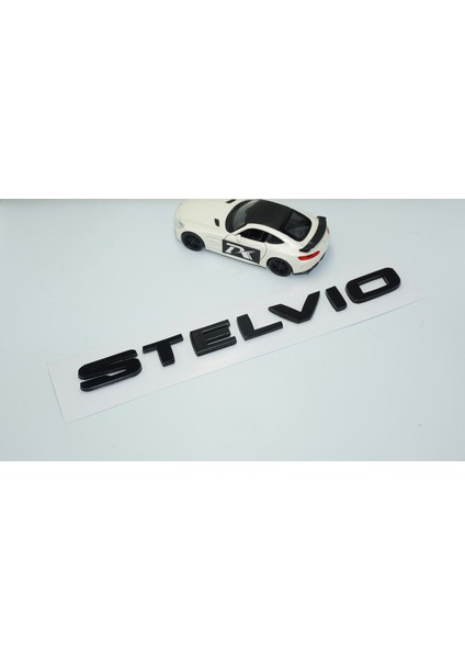 Alfa Romeo Stelvio Siyah Abs 3m 3D Bagaj Yazı Logo Arma modelleri