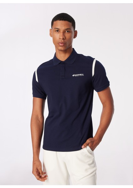 Düz Lacivert Erkek Polo T-Shirt D4SM-TST3245 fırsatları
