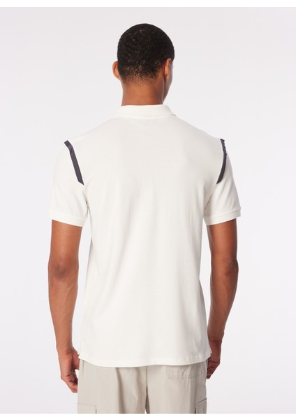 Düz Beyaz Erkek Polo T-Shirt D4SM-TST3245 indirimleri