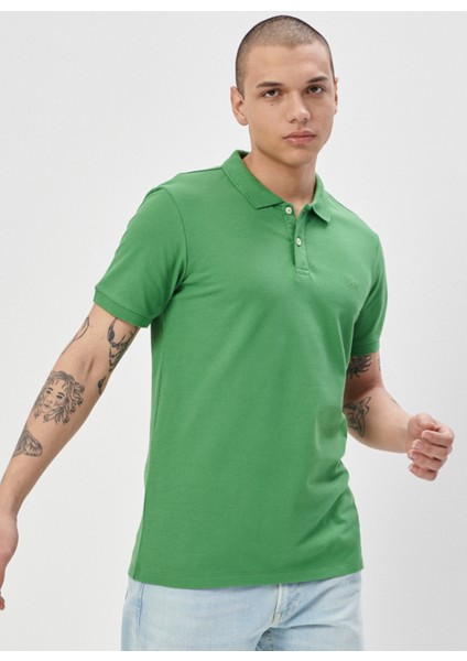 Turkuaz Erkek Polo T-Shirt L211810303_POLO Yaka Tişört