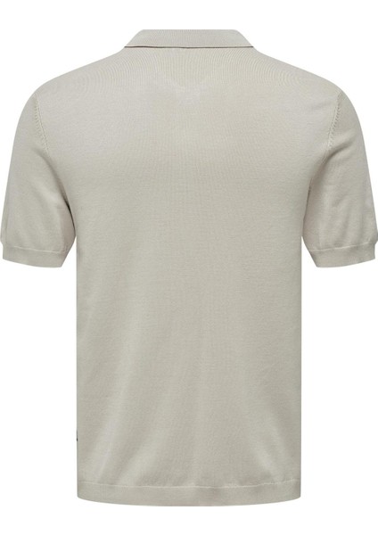 Düz Açık Bej Erkek Polo T-Shirt Onswyler Lıfe Reg 14 Ss Polo Knıt N fiyatları