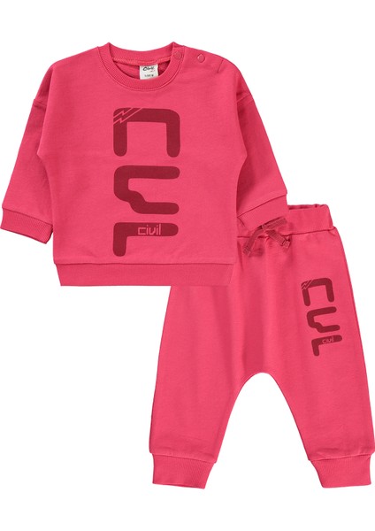 Civil Baby Kız Bebek Takım 6-18 Ay Nar