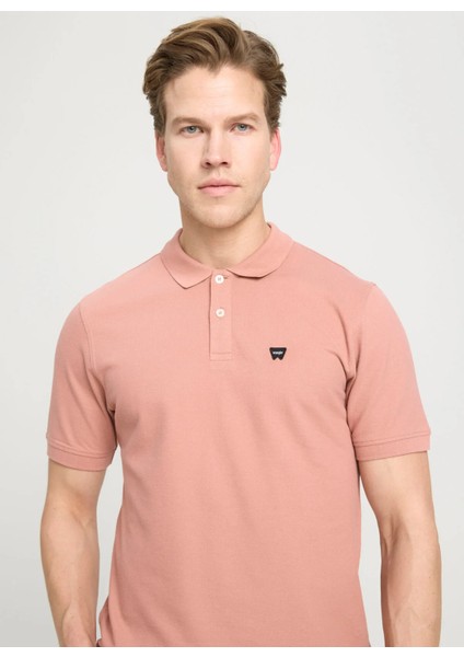 Gül Kurusu Erkek Polo T-Shirt W7D5K4XX2T532 Kısa Kollu Polo Tshir