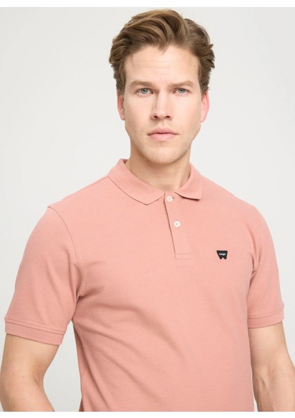 Gül Kurusu Erkek Polo T-Shirt W7D5K4XX2T532 Kısa Kollu Polo Tshir