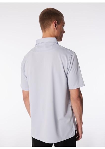 Açık Mavi Erkek Normal Kalıp Polo T-Shirt Foa404499_Oakley Icon Tn Protect Rc