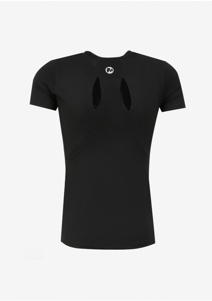 Siyah Kadın O Yaka Baskılı T-Shirt M23Tınt_Tınt fiyatları