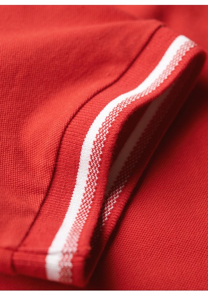 Düz Kırmızı Erkek Polo T-Shirt M1110387AOMG_SPORTSWEAR Relaxed Tıp indirimleri