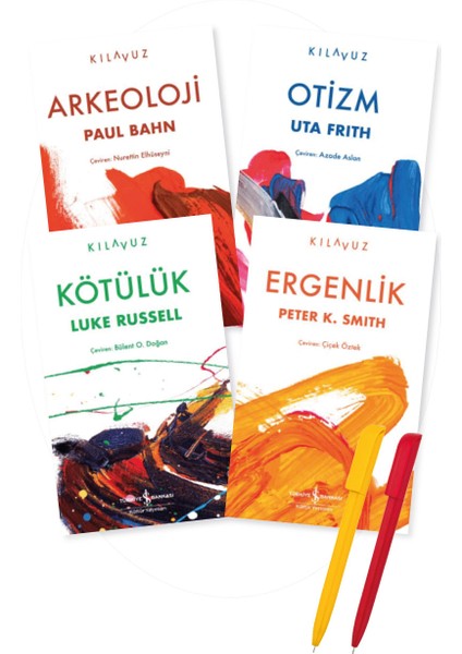 Alfa Kalem+4 Kitap Set Kılavuz (Arkeoloji-Otizm-Kötülük-Ergenlik) (Paul Bahn)