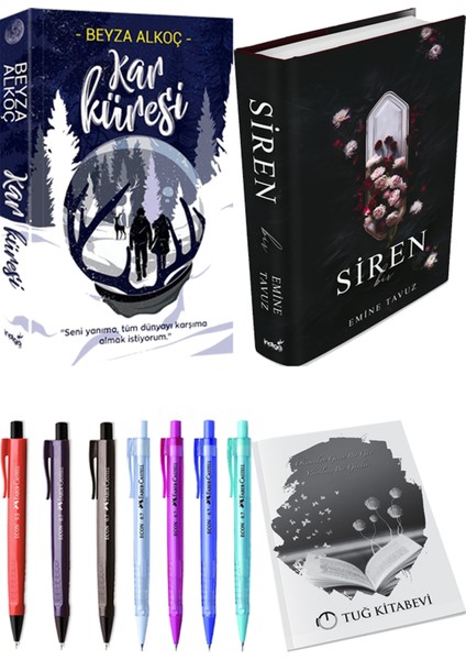 Siren Bir - Kar Küresi + Kalem + Not Defteri