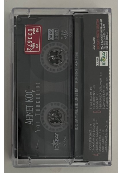 Ahmet Koç Yol Türküleri Kaset (Orjnal Dönem Baskı Kaset) fiyatları