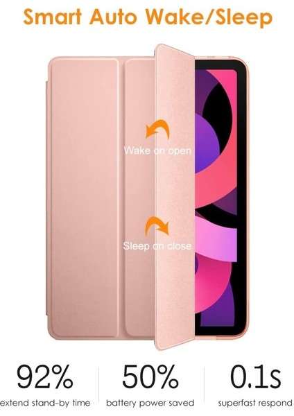 Apple iPad Air 11INÇ M2 2024 Kılıf Tpu Kalem Bölmeli A2902 A2903 A2904