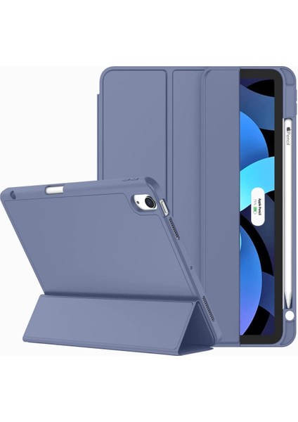 Apple iPad Air 11inç M2/M3 Kılıf Pen Charge Kalem Bölmeli 2025-2024