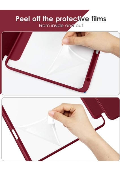 Apple iPad Air 11inç M2/M3 2025-2024 Kılıf Grafiti Şeffaf Kalem Bölmeli fiyatları