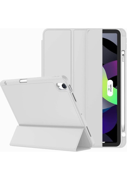 Apple iPad Air 11inç M2/M3 Kılıf Pen Charge Kalem Bölmeli 2025-2024