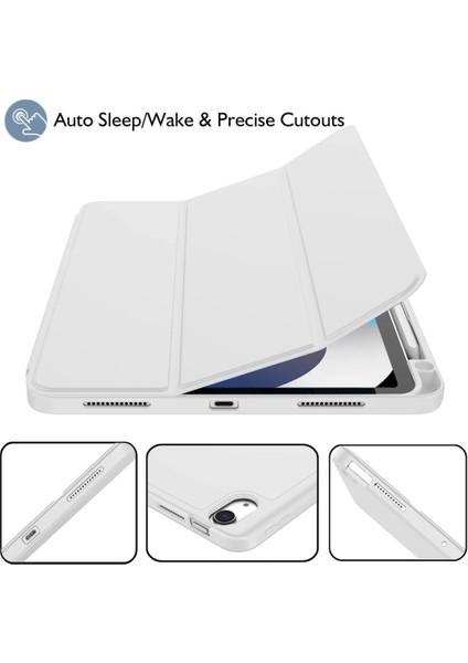 Apple iPad Air 11inç M2/M3 Kılıf Pen Charge Kalem Bölmeli 2025-2024 fırsatları