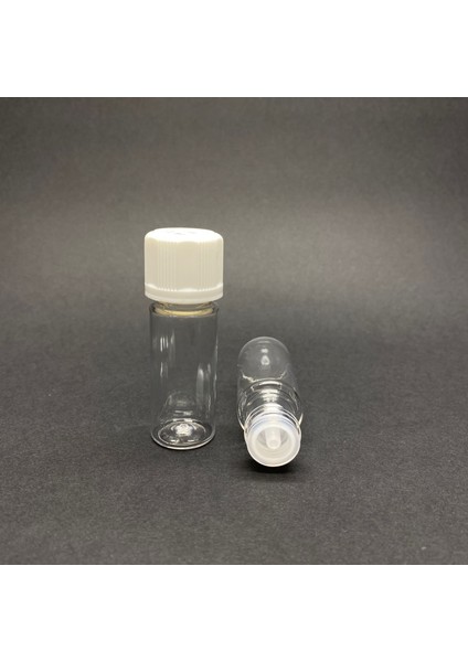 30 cc Pet Şişe - Çocuk Kilit Kapaklı Kör Tıpalı - 30ML Pet Şişe- x 10 Adet