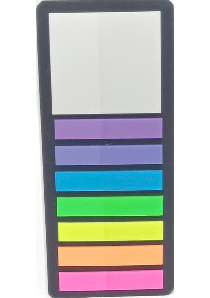 Şeffaf Renkli Postit Sticker Not Kağıdı 160 Yaprak