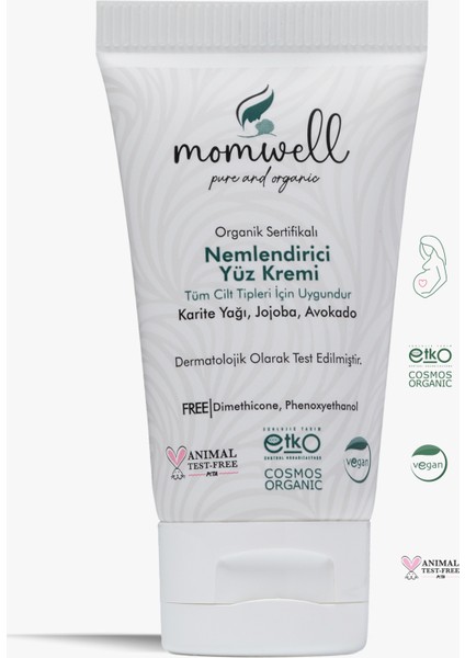 Organik Nemlendirici Yüz Kremi 50ml