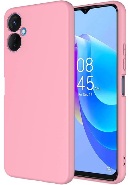 Tecno Spark 9 Pro Kılıf Kamera Korumalı Içi Süet Dokulu Lansman Tipi Silikon