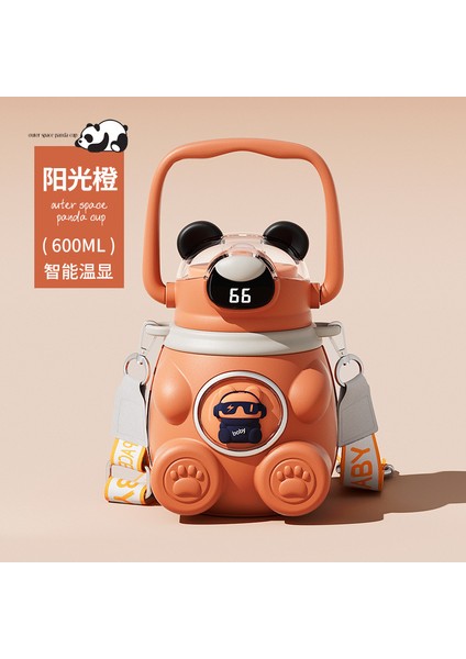 Kızlar Için Öğrenci ve Çocuk Termos Bardak, Yüksek Görünümlü 316 Pipetli Bardak, Büyük Kapasiteli, Okul Için Taşınabilir Su Bardağı (Yurt Dışından)