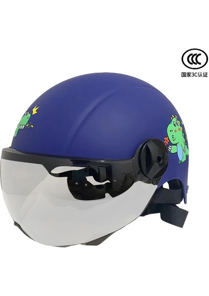 3c Sertifikalı Çocuk Kaskı, Elektrikli Araç, Dört Mevsim Üniversal Tam Kask, Güneş Koruması, Motosiklet Yarım Kaskı, Karikatür Emniyet Kaskı (Yurt Dışından)
