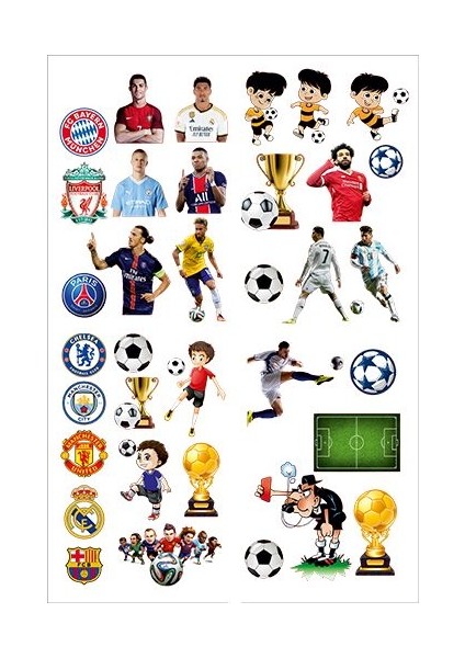 Parti Dükkanım Futbol Temalı Sticker 33*48 cm