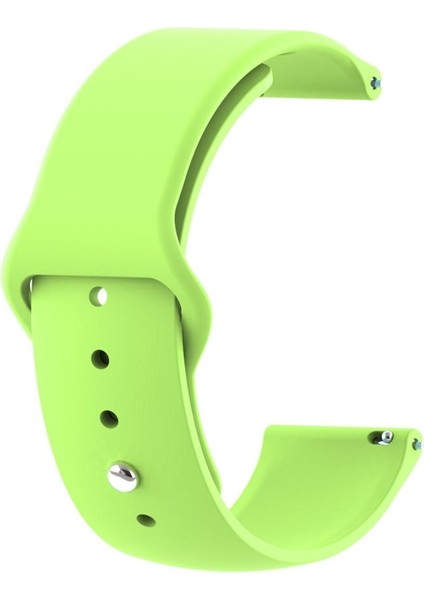 Haylou Watch LS02 ile Uyumlu Kordon Yumuşak Dokulu Esnek Jel Silikon Kayış