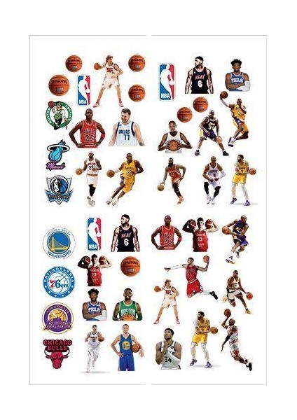 Basketbol Temalı Sticker 33*48 cm