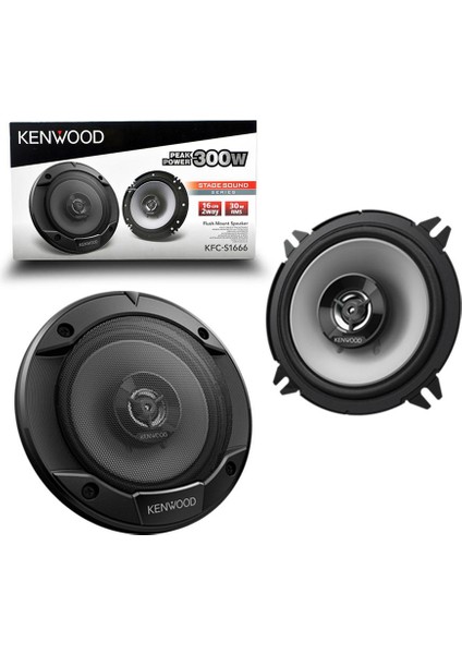 Oto Hoparlör 16CM 300W 2ADET Kenwood KFC-S1666