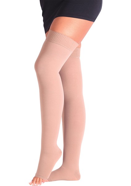 Varis Çorabı orta Basınç 22/32mmhg Dizüstü Açık Burun No.1