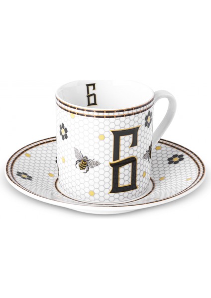 G Harfli Kahve Fincanı 80 ml