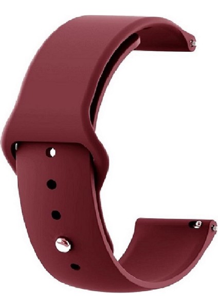Samsung Galaxy Watch 46MM ile Uyumlu Kordon Yumuşak Dokulu Esnek Jel Silikon Kayış