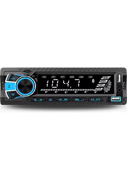 Hızlı Şarjlı 2USB Oto Teyp Bluetooth Sd Aux Radyo + Max.Ses63 + Kumandalı + Garantili