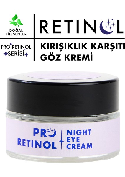 Polente Natural - Pro Retınol Eye Cream - Retinol Içeren Yaşlanma Karşıtı Göz Kremi (20 ml)