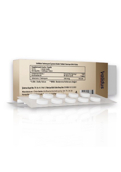 Selenium 200 mcg 30 Sublingual Tablets fiyatları