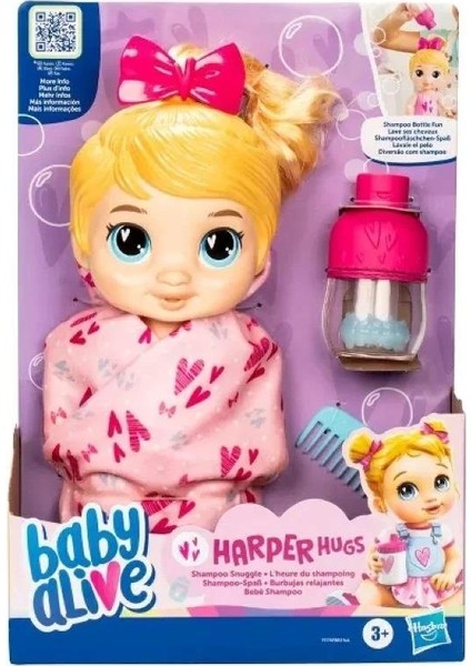 Baby Alive Bebeğimle Şampuan Eğlencesi Sarışın F9119