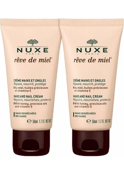 Reve De Miel Creme Mains Et Ongles 2x50ml