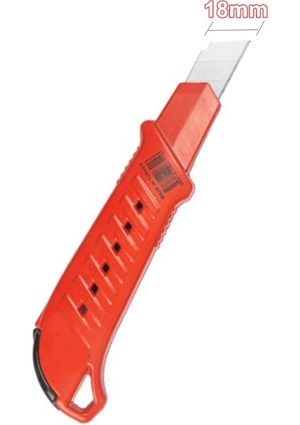 Maket Bıçağı Metal Gövdeli Kırmızı Maket Bıçağı 18MM Geniş Bıçak fiyatları