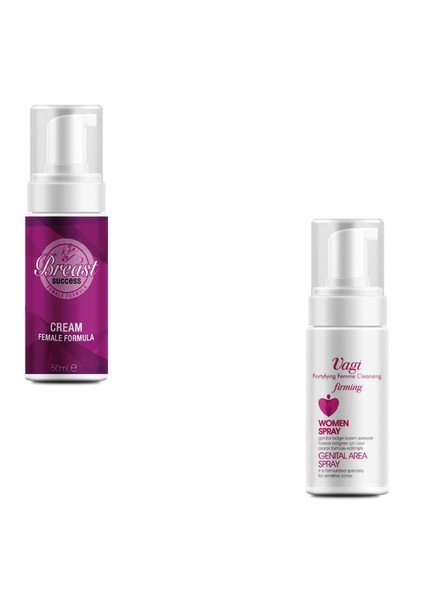 Göğüs Kremi + Vagifirming Female Sprey