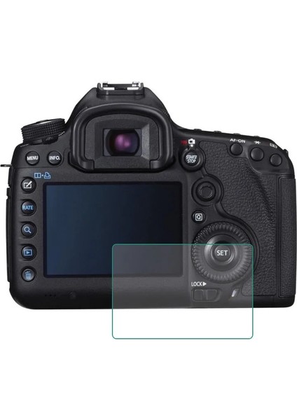 Canon Eos 200D Mark İi 3.0 İle Uyumlu Darbe Emici Kamera Ekran Koruyucu Kaplama