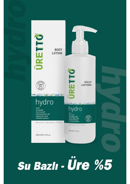 Uretto Hydro Vücut Losyonu 200 ml