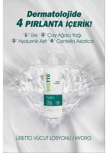 Uretto Hydro Vücut Losyonu 200 ml