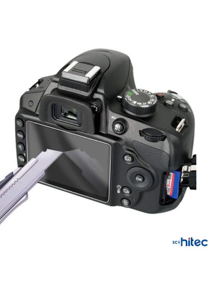 ScHitec Nikon D7000 İle Uyumlu Darbe Emici Kamera Ekran Koruyucu Kaplama