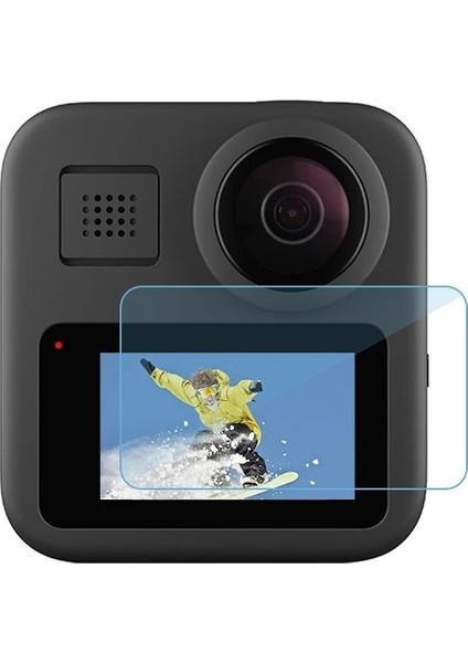 ScHitec Gopro Hero 7 Black İle Uyumlu Darbe Emici Kamera Ekran Koruyucu Kaplama