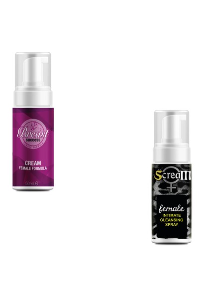 Göğüs Kremi + Scream Female Sprey