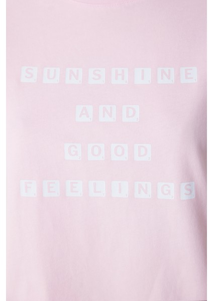 Sunshine Pembe Pantolon Pijama Takımı